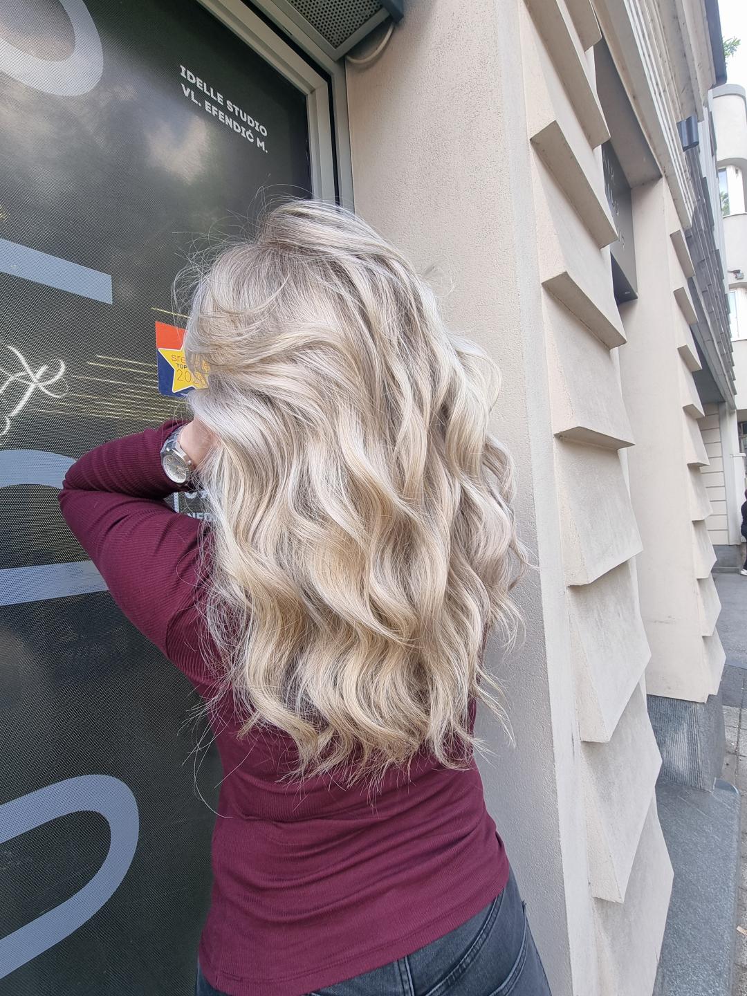 Idelle Studio #sarajevo Pramenovi Pramenovi na foliju - duga kosa