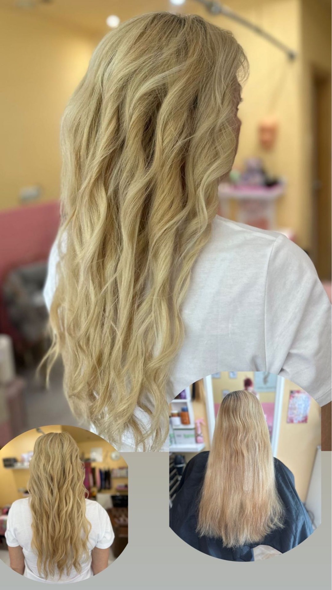 Poezija ljepote #sarajevo Farbanje kose Povrsinski Pramenovi na foliju + žensko šišanje + feniranje - ekstra duga kosa