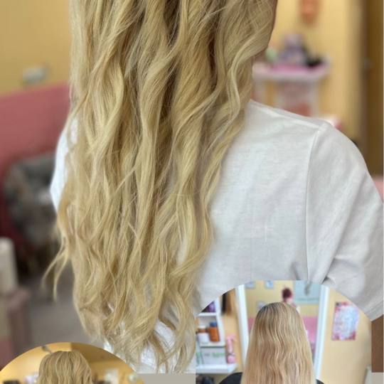 Poezija ljepote #sarajevo Farbanje kose Povrsinski Pramenovi na foliju + žensko šišanje + feniran