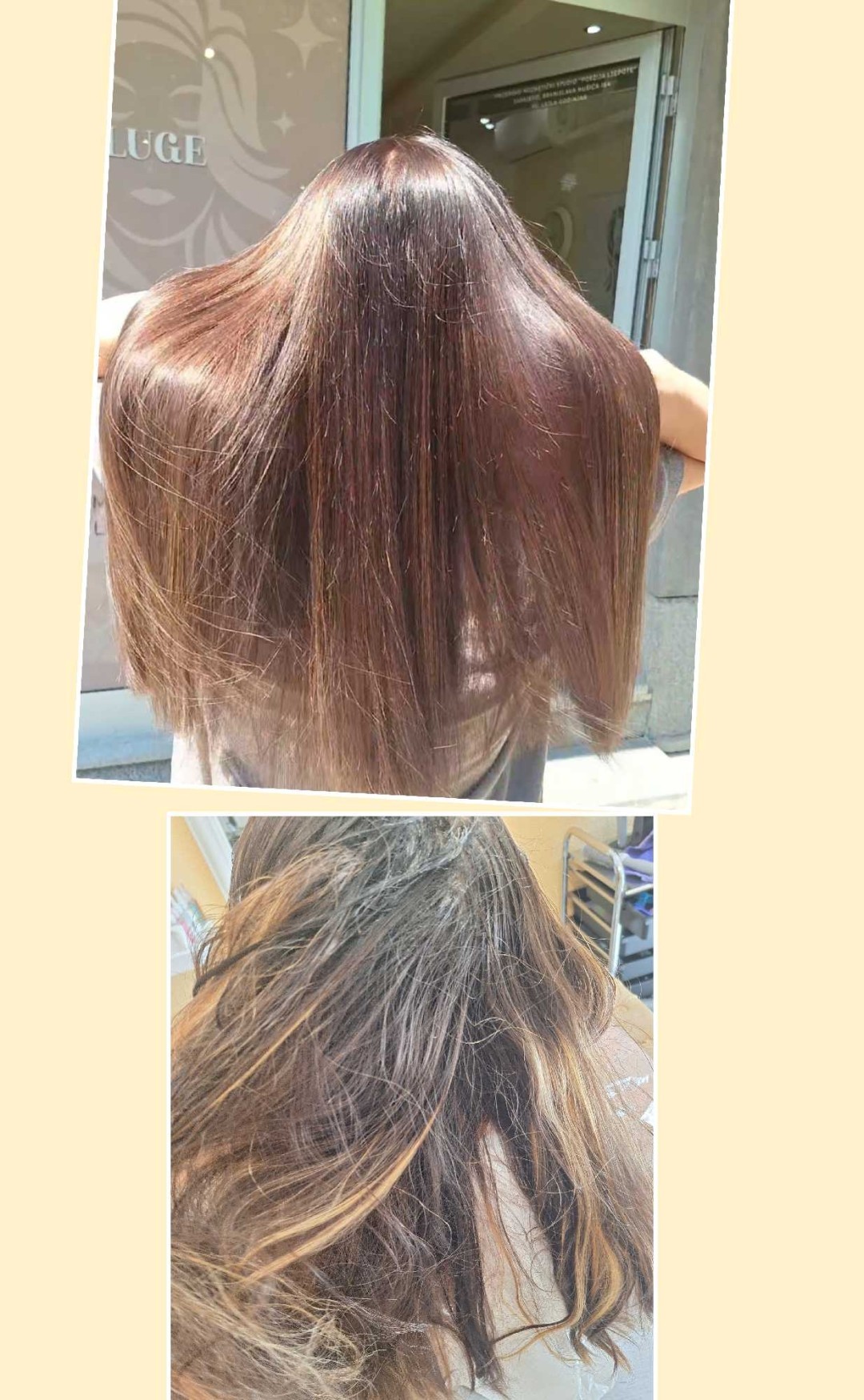 Farbanje cijele dužine + pranje kose + feniranje - duga kosa - Poezija ljepote, Sarajevo Farbanje kose Frizerski saloni Farbanje kose, Sarajevo, Novo Sarajevo - Novi Grad