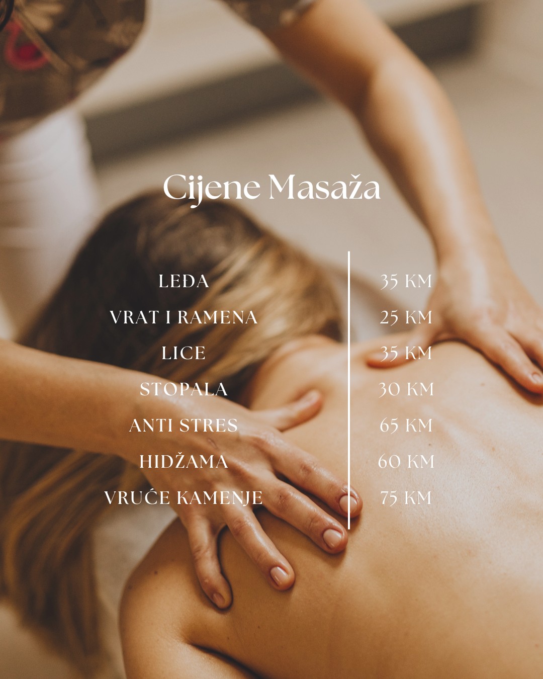Salus #sarajevo Opšta masaža Antistres masaža - 60 minuta