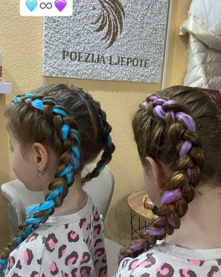 Poezija ljepote #sarajevo Gel lak Pletenice u boji