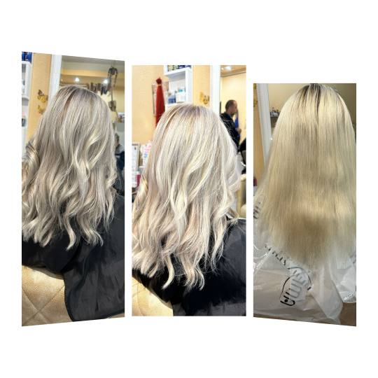 Poezija ljepote #sarajevo Ombre, sombre, balayage Balayage + žensko šišanje + feniranje - kosa sr