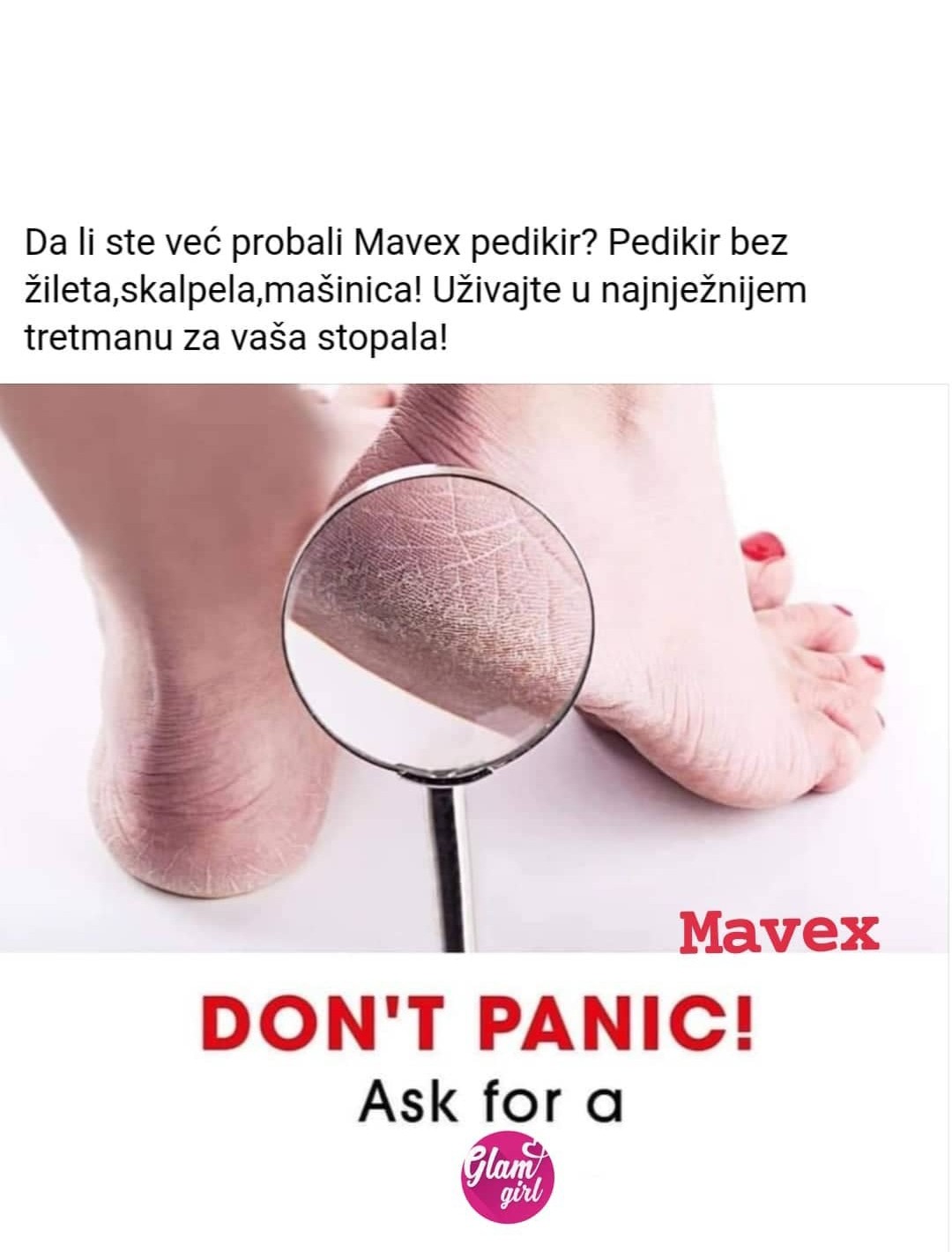 Glam Girl #sarajevo Medicinski pedikir Mavex pedikir