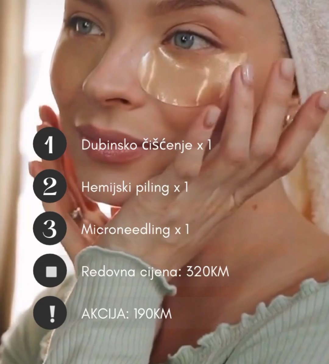 Fabrika ljepote #sarajevo Tretman lica Paket za sjaj i osvježenje kože