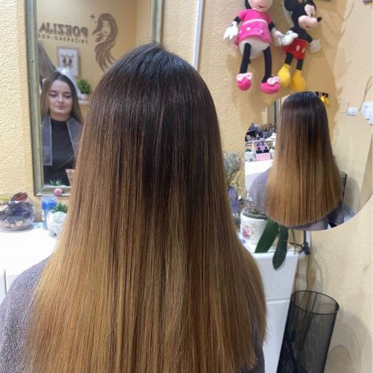 Poezija ljepote #sarajevo Farbanje kose Preliv - duga kosa