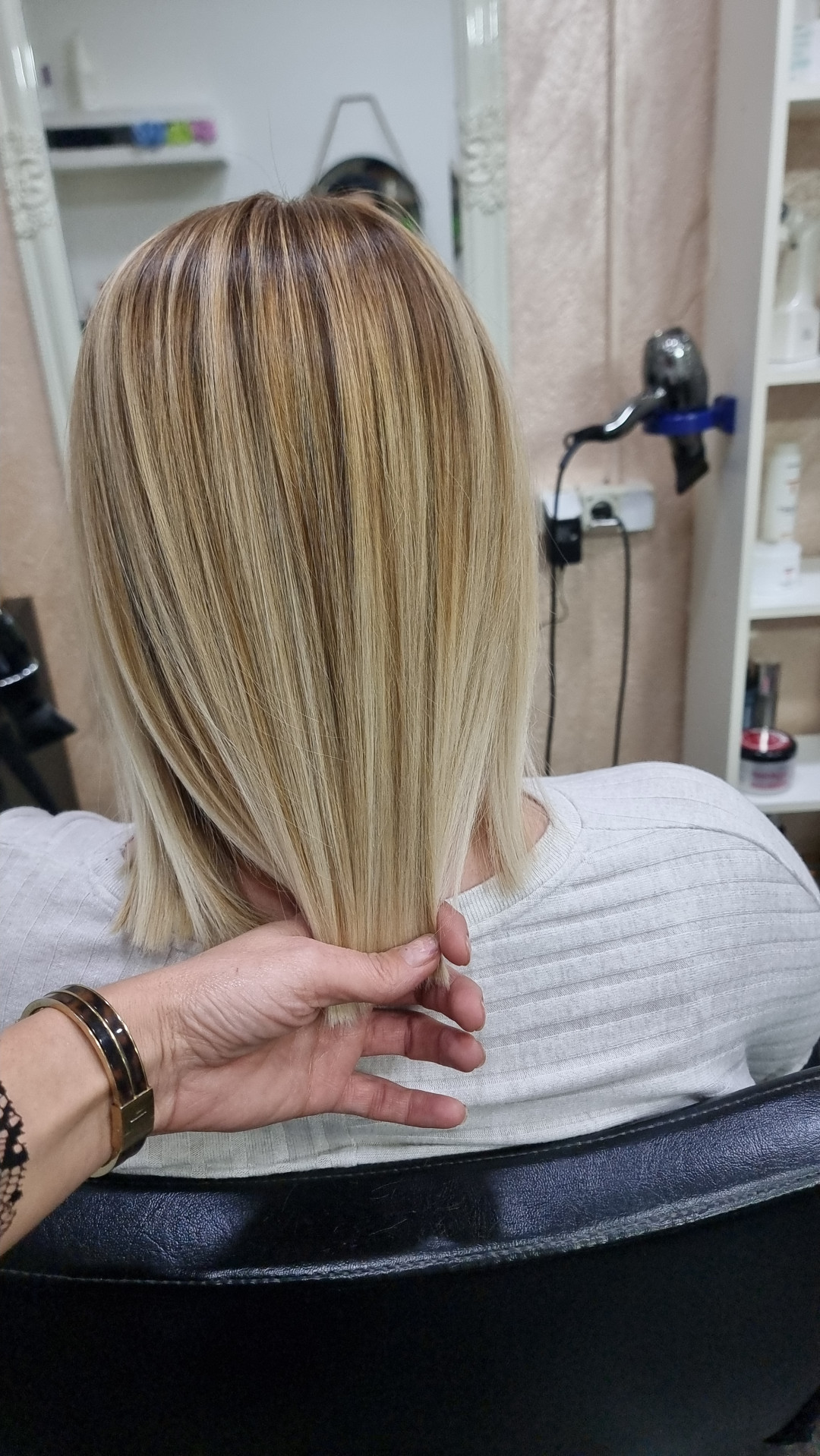 Sandra #visoko Botox kose Farbanje cijele dužine Matrix farbama - srednja dužina kose