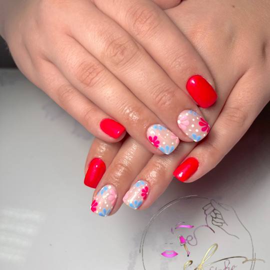 Studio ef #sarajevo Ojačavanje noktiju Gel na prirodne nokte-kratki nokti