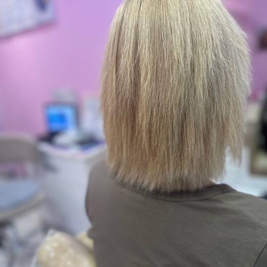 Poezija ljepote #sarajevo Keratinski tretmani Keratinsko ispravljanje kose - kosa srednje dužine