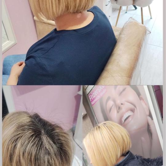 Poezija ljepote #sarajevo Pramenovi Pramenovi sisanje - kratka kosa Frizerski saloni