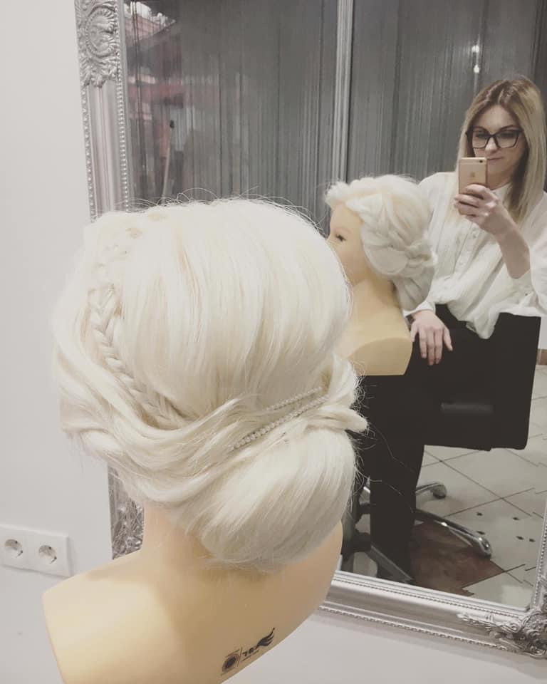 Svečana frizura složena - kratka kosa - Frisco, Sarajevo Svečane i frizure za svadbu Frizerski saloni Svečane i frizure za svadbu, Sarajevo, Centar - Stari Grad