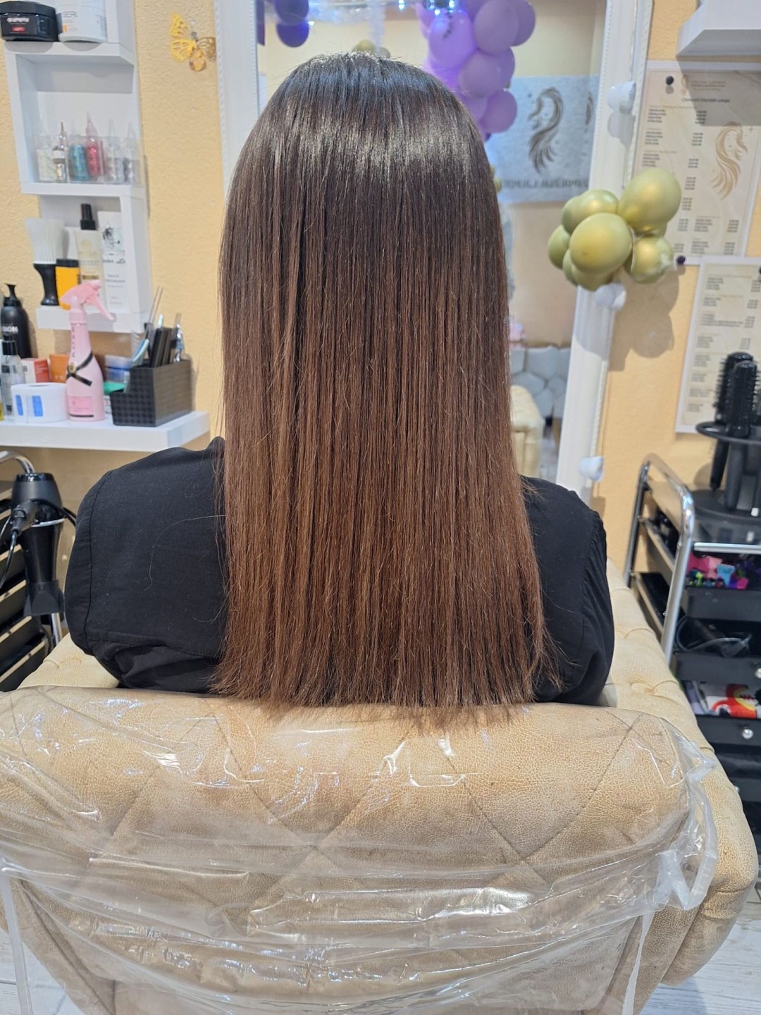 Preliv - kosa srednje dužine - Poezija ljepote, Sarajevo Farbanje kose Frizerski saloni Farbanje kose, Sarajevo, Novo Sarajevo - Novi Grad