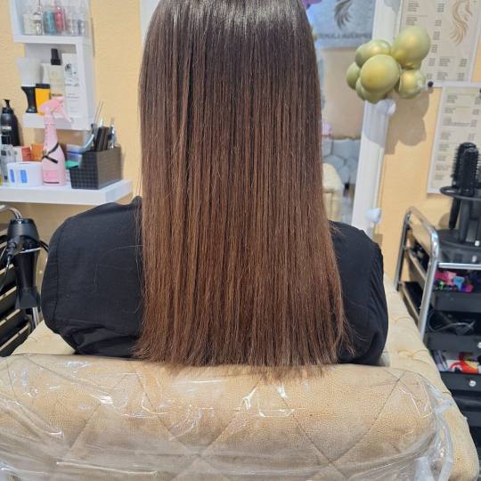 Poezija ljepote #sarajevo Farbanje kose Preliv - kosa srednje dužine