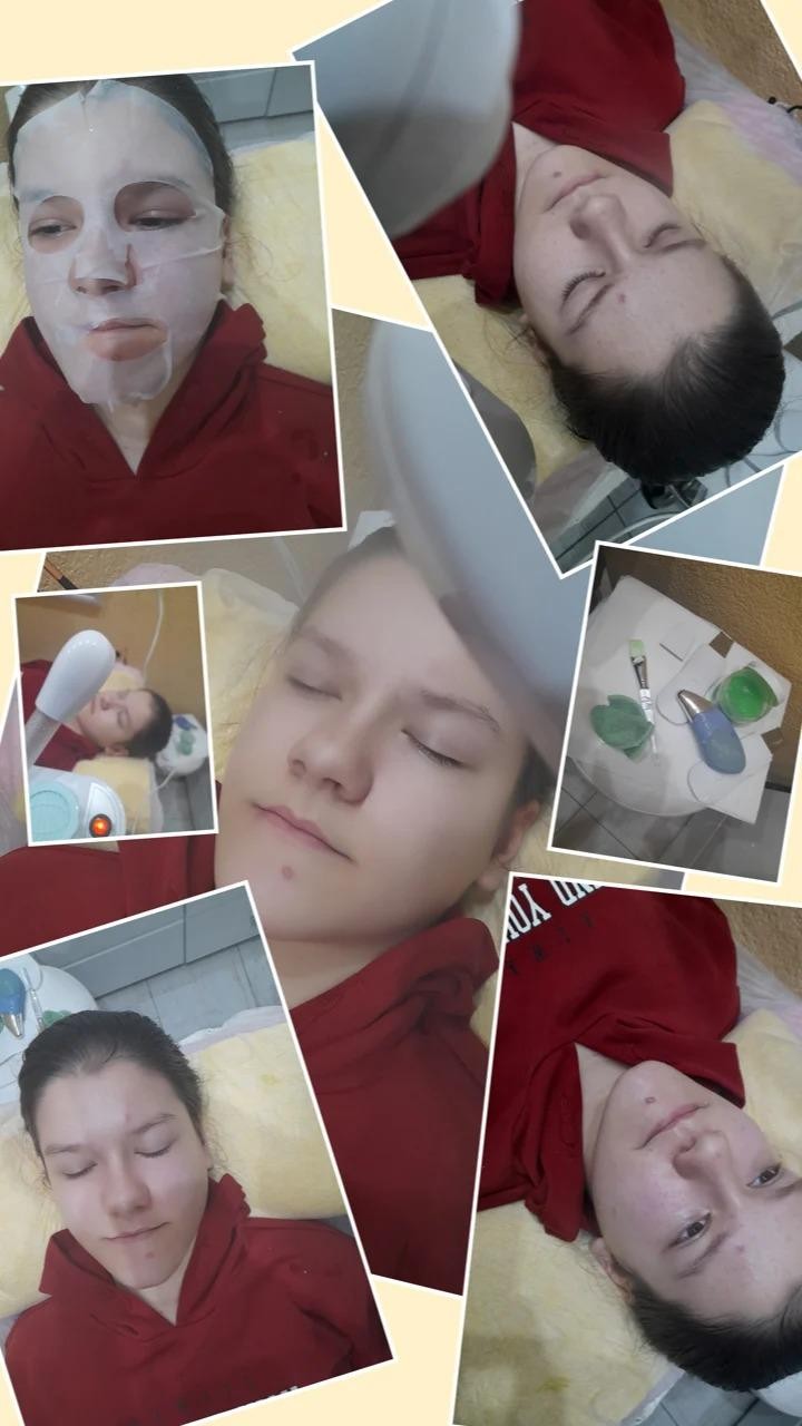 Poezija ljepote #sarajevo Farbanje kose Čišćenje lica + zlatne srebrne niti + maska + masaža