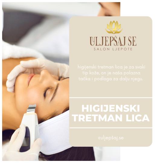 Uljepšaj se #sarajevo Tretman lica Higijenski tretman lica