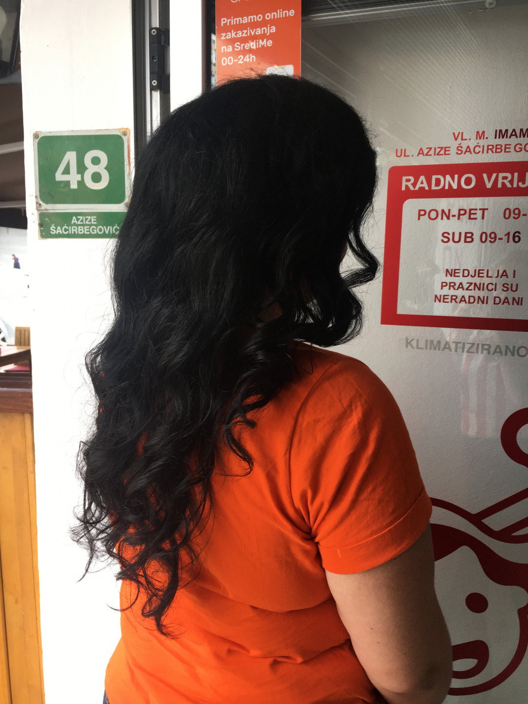 Lokne na figaro - ekstra duga kosa - Frisco, Sarajevo Svečane i frizure za svadbu Frizerski saloni Svečane i frizure za svadbu, Sarajevo, Centar - Stari Grad