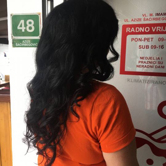 Frisco #sarajevo Svečane i frizure za svadbu Lokne na figaro - ekstra duga kosa