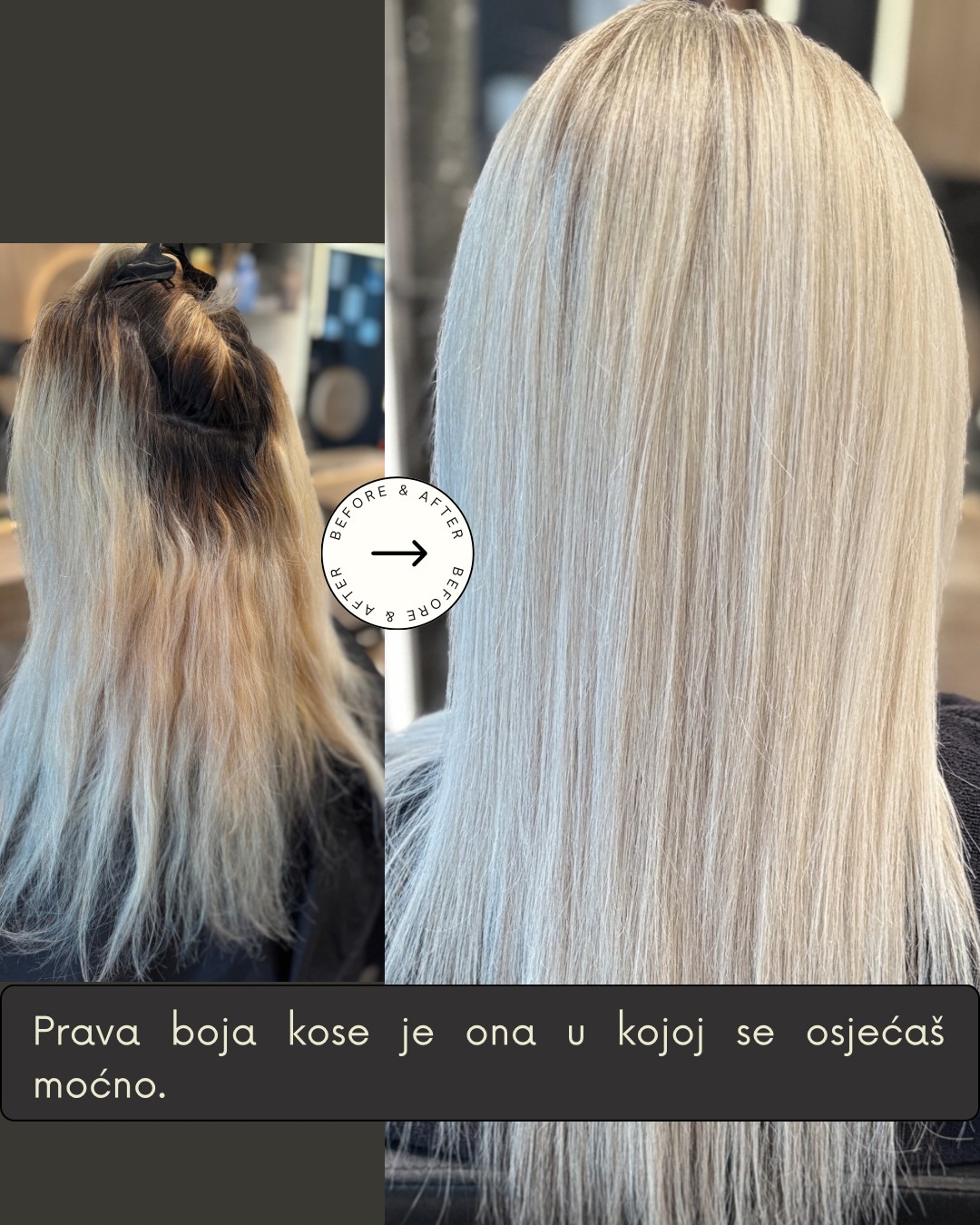 Magnifiqe beauty house #sarajevo Pramenovi Pramenovi na foliju - srednje duga kosa