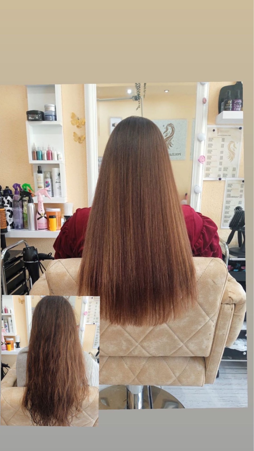 Poezija ljepote #sarajevo Žensko šišanje Žensko šišanje + pranje kose + feniranje - extra duga kosa