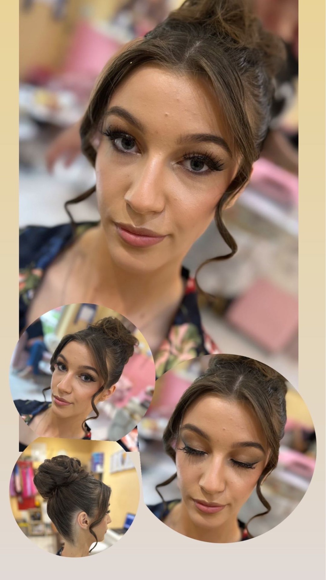 Poezija ljepote #sarajevo Svečane i frizure za svadbu Svečana frizura + nadogradnja noktiju tipasama / ojačavanje noktiju gelom + profesionalno šminkanje