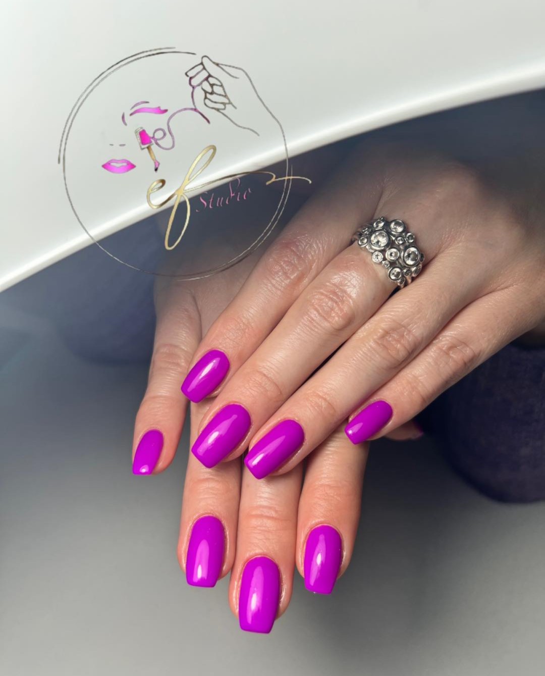 Studio ef #sarajevo Manikir Korekcija noktiju- srednja duzina