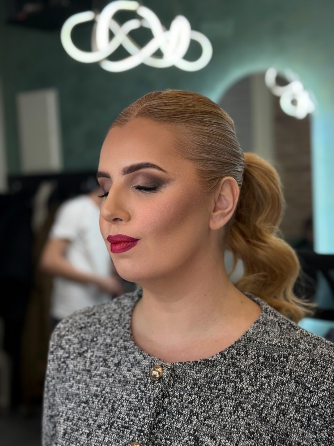 Idelle Studio #sarajevo Make-up / šminkanje Profesionalno šminkanje + vještačke trepavice - večernja šminka
