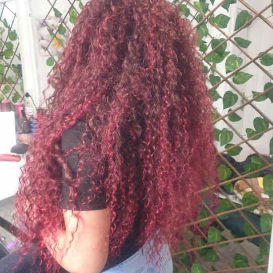 Ella #modrica Nadogradnja kose Afro nadogradnja kose Najbezbolnija promjena kose nadogradnja afro lo