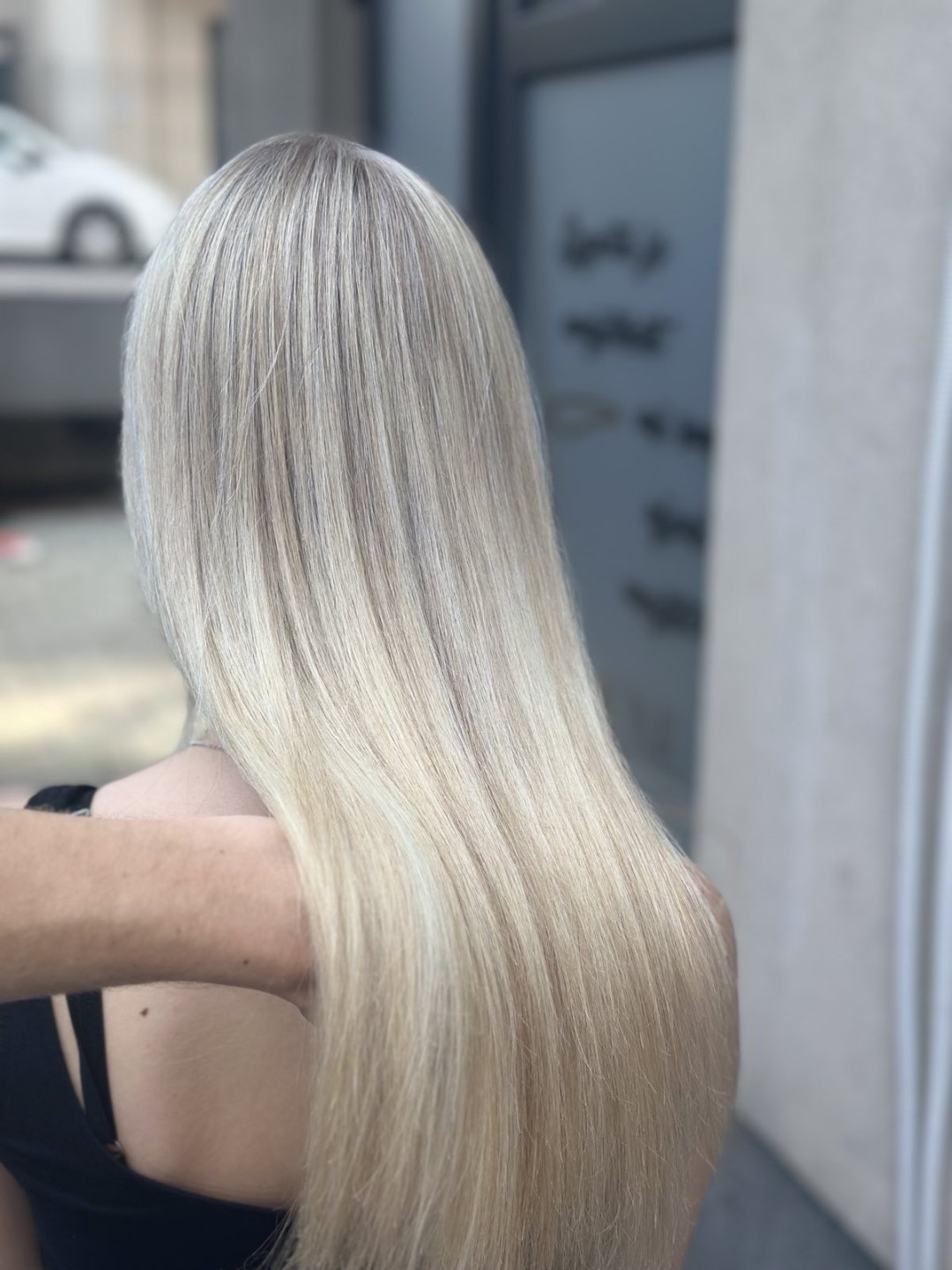 Beauty studio Luxe #sarajevo Pramenovi Pramenovi na foliju - kosa srednje dužine