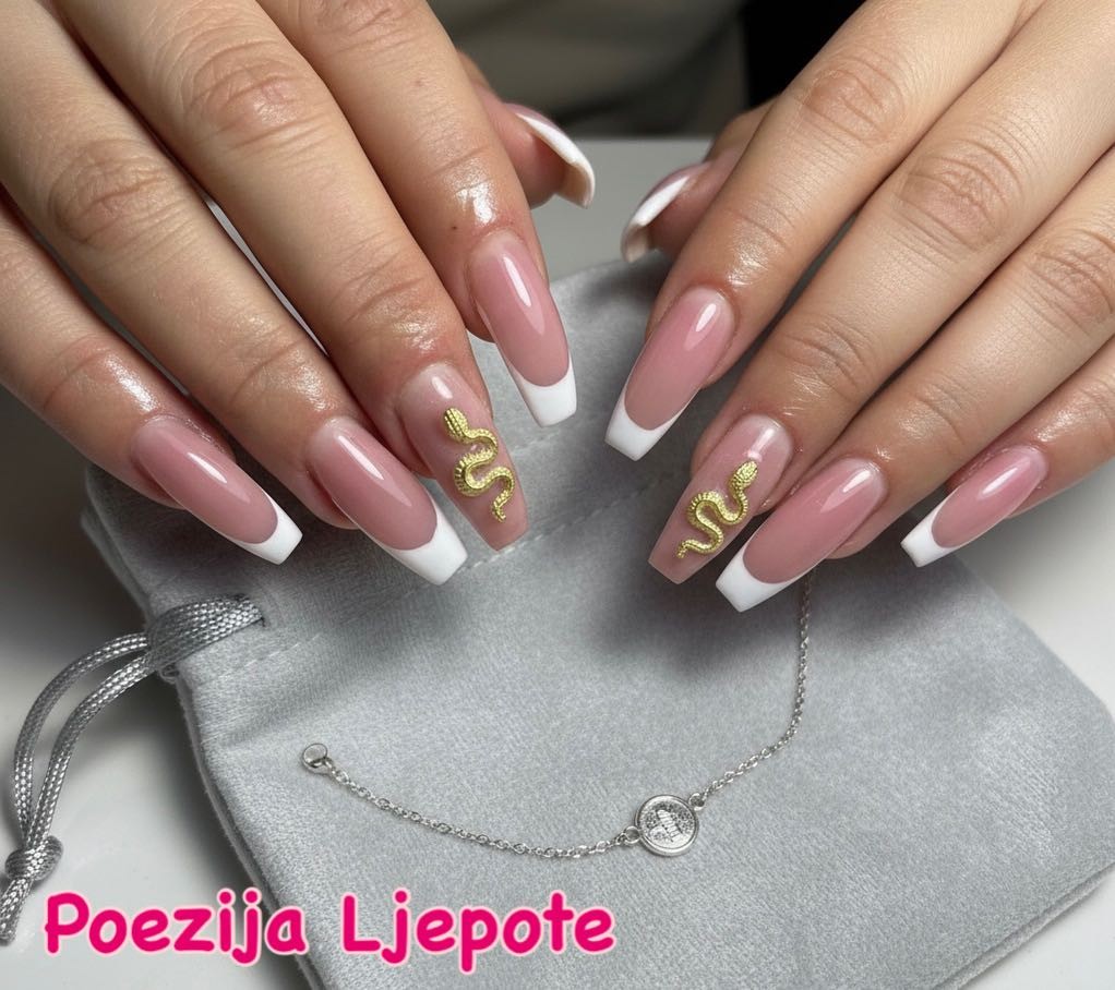 Poezija ljepote #sarajevo Nadogradnja noktiju Nadogradnja noktiju tipsama - french / ombre