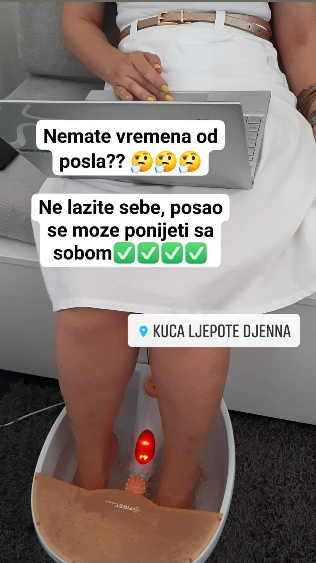 Kuća ljepote Djenna #sarajevo Estetski pedikir Callux pedikir