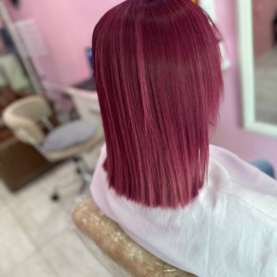 Poezija ljepote #sarajevo Farbanje kose Farbanje izrastka + žensko šišanje + feniranje na ravno -