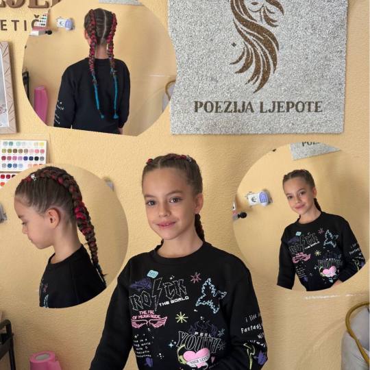 Poezija ljepote #sarajevo Gel lak Pletenice u boji