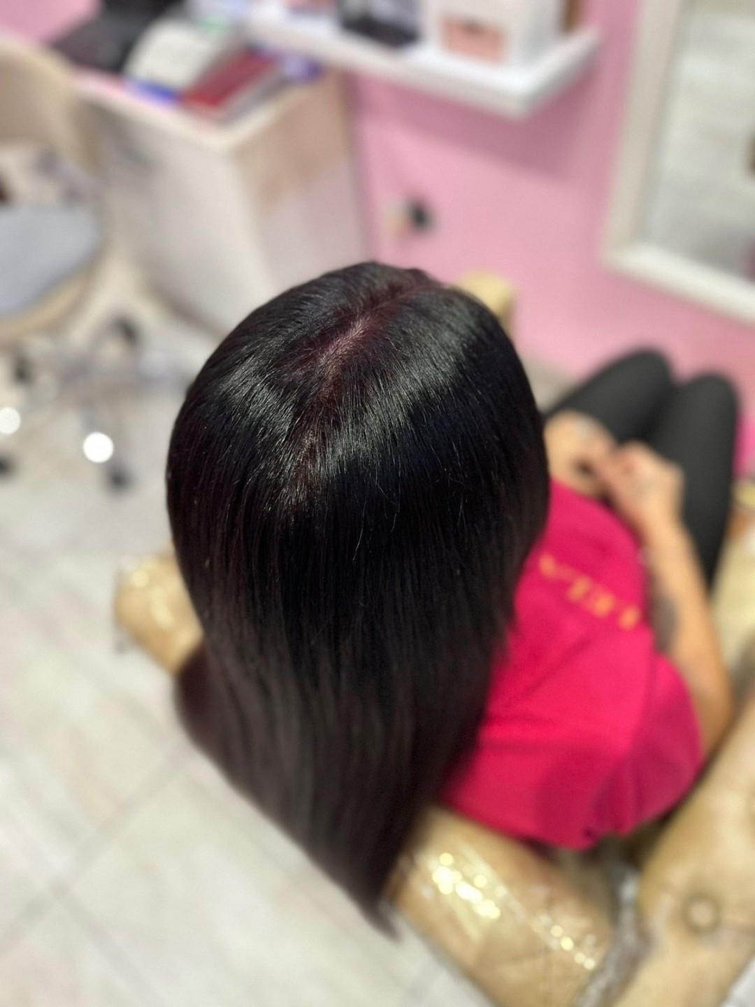 Poezija ljepote #sarajevo Farbanje kose Farbanje cijele dužine + žensko šišanje + feniranje - ekstra duga kosa