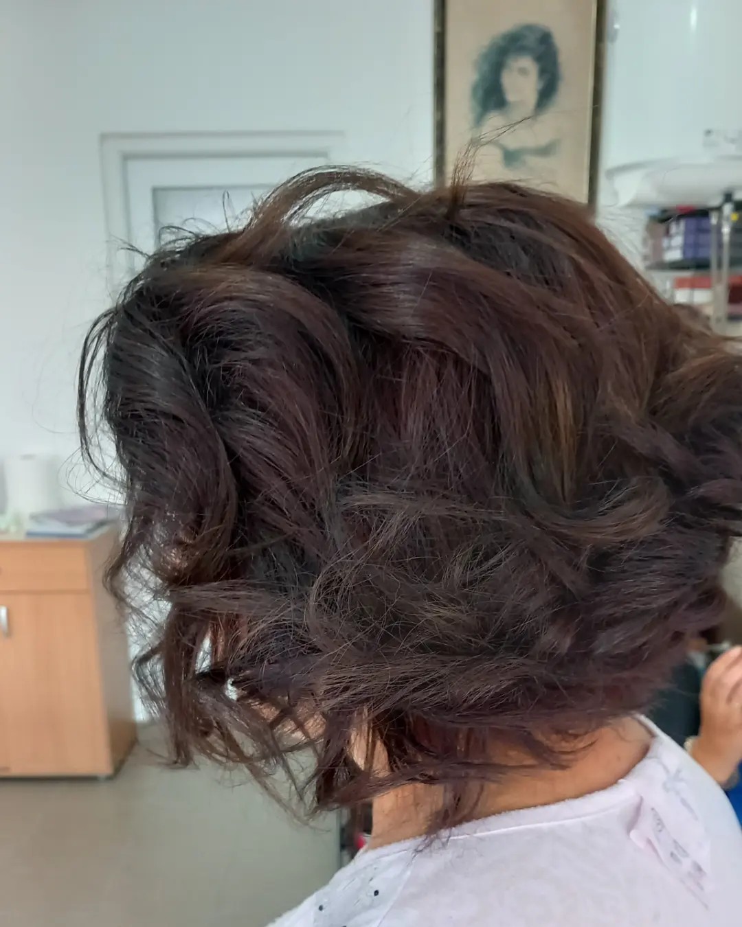 Snježana #sarajevo Feniranje i stilizovanje Feniranje na talase - kosa srednje dužine