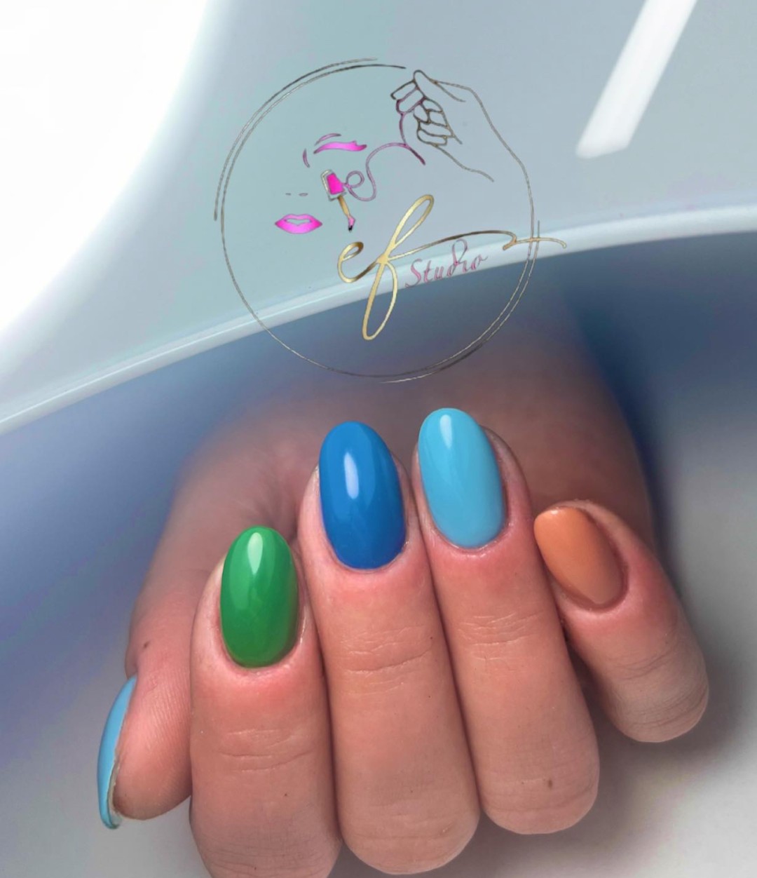 Studio ef #sarajevo Ojačavanje noktiju Gel na prirodne nokte-kratki nokti