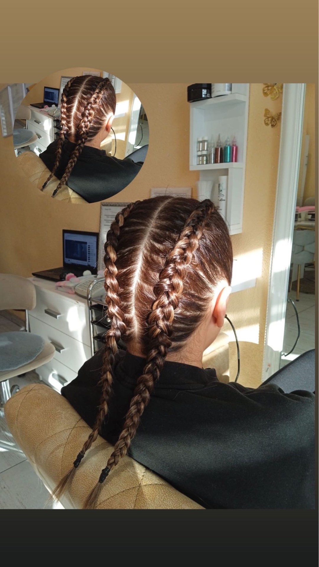 Poezija ljepote #sarajevo Pletenice, kike, punđe Pletenica - jedna