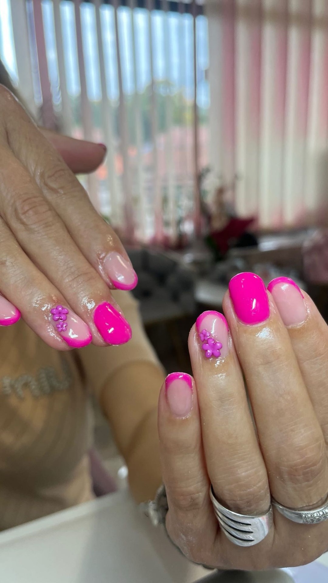 Ella #modrica Izlivanje noktiju Nadogradnja noktiju - S dužina