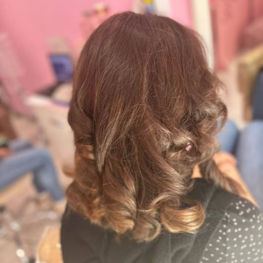 Poezija ljepote #sarajevo Farbanje kose Farbanje izrastka - kosa srednje dužine