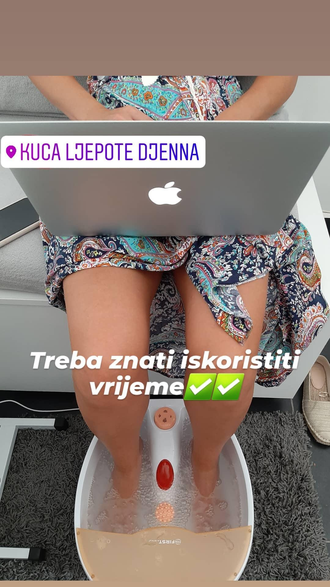 Kuća ljepote Djenna #sarajevo Estetski pedikir Callux pedikir