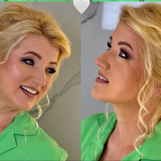 Ella #modrica Svečane i frizure za svadbu Svečana frizura - duga kosa Frizuru su odradile moje ruk