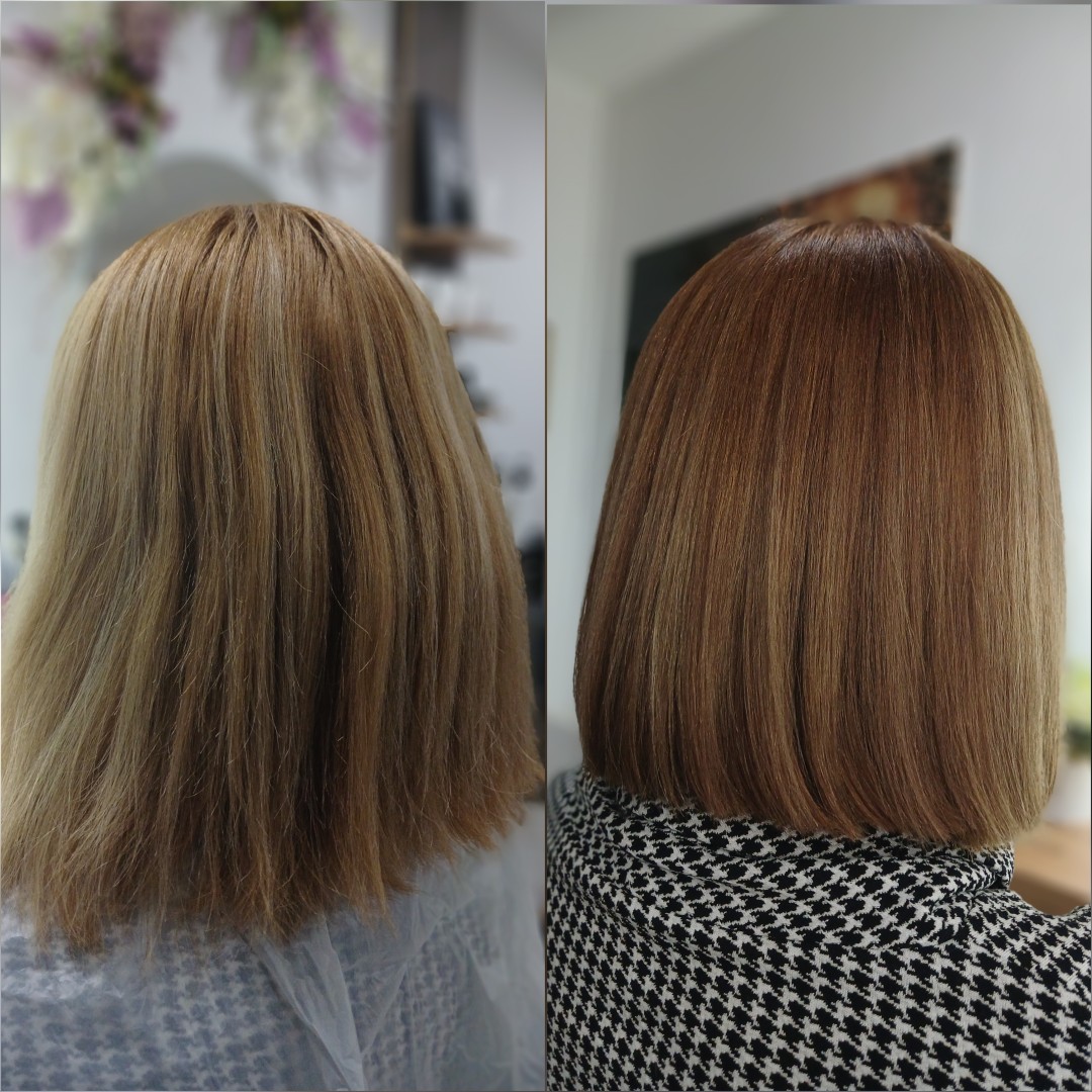 Michelle #zepce Farbanje kose Farbanje cijele dužine - kosa srednje dužine