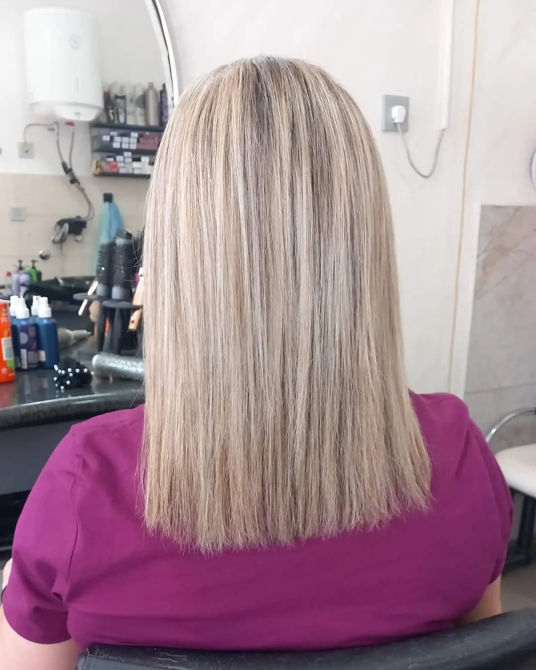 Snježana #sarajevo Pramenovi Pramenovi na foliju - kosa srednje dužine