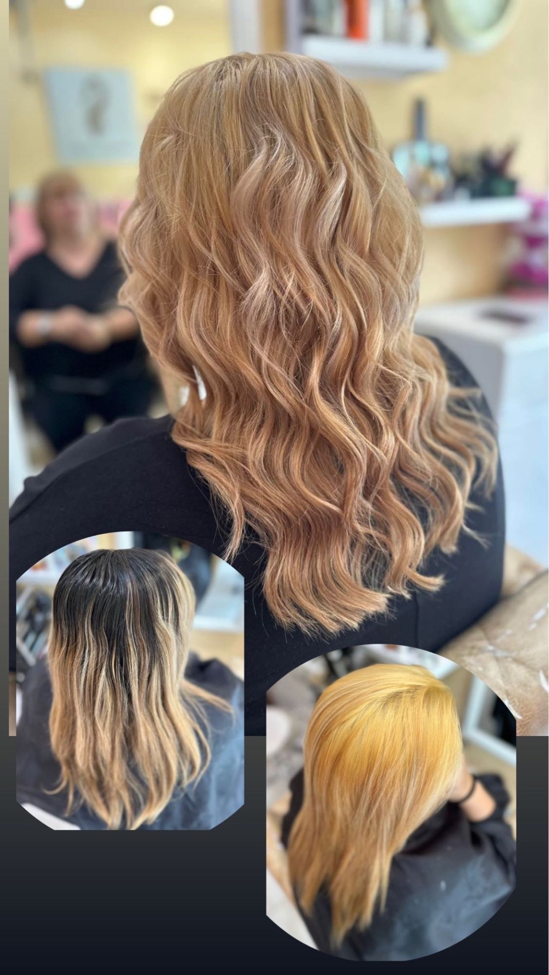 Poezija ljepote #sarajevo Farbanje kose Farbanje cijele dužine + žensko šišanje + feniranje - kosa srednje dužine