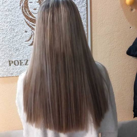 Poezija ljepote #sarajevo Žensko šišanje Žensko šišanje + pranje kose + feniranje - duga kosa