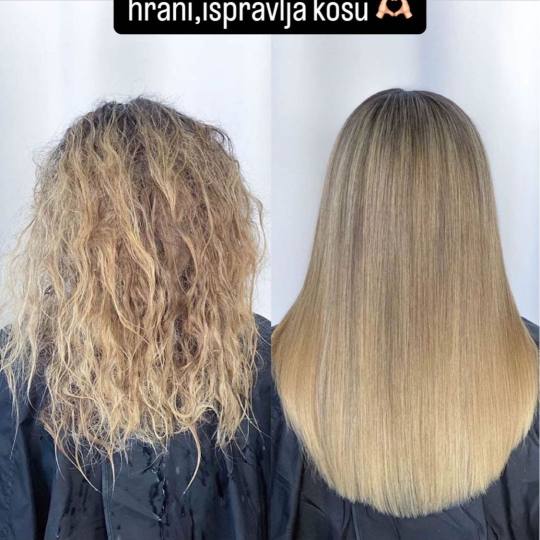 Poezija ljepote #sarajevo Keratinski tretmani Keratinsko ispravljanje kose - kosa srednje dužine
