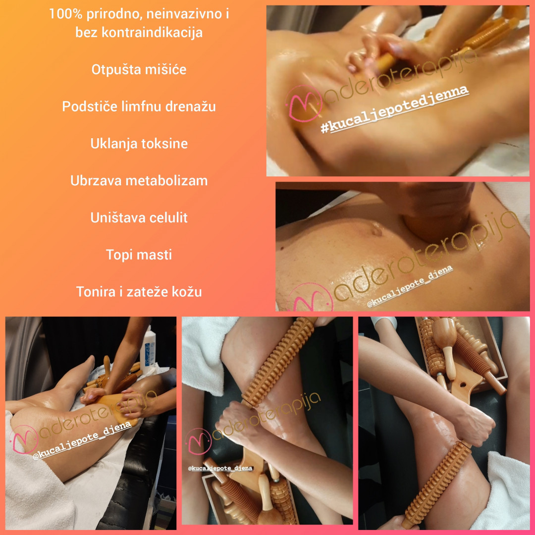 Kuća ljepote Djenna #sarajevo Masaža za mršavljenje Maderoterapija - paket od 10 tretmana