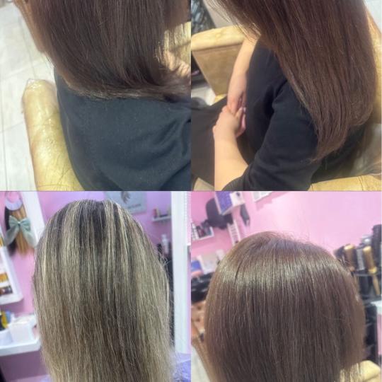 Poezija ljepote #sarajevo Farbanje kose Farbanje cijele dužine + pranje kose + feniranje - srednje 