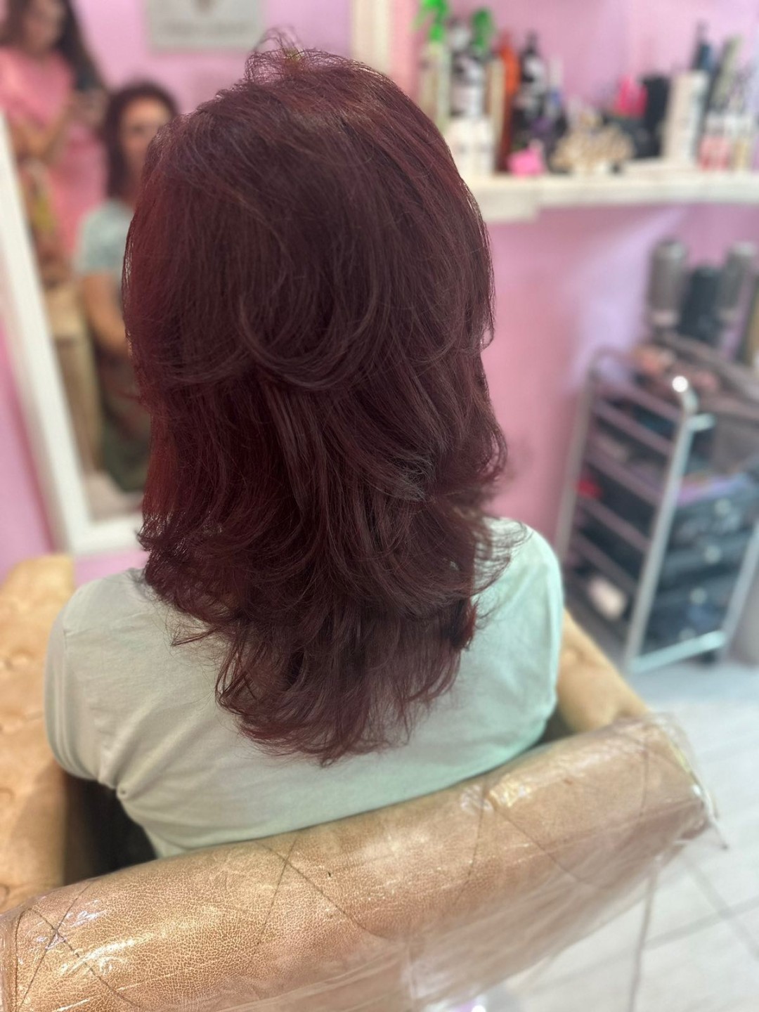 Poezija ljepote #sarajevo Farbanje kose Farbanje cijele dužine + žensko šišanje + feniranje - duga kosa