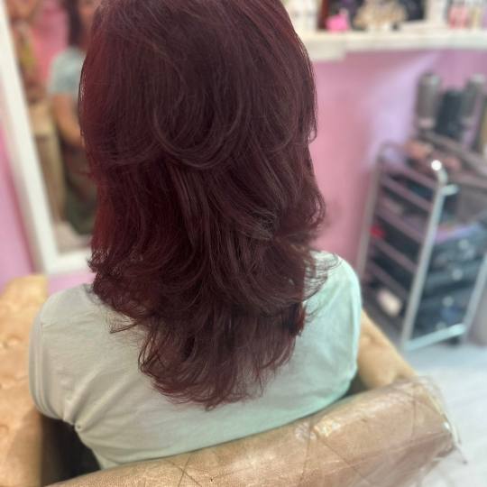 Poezija ljepote #sarajevo Farbanje kose Farbanje cijele dužine + žensko šišanje + feniranje - du