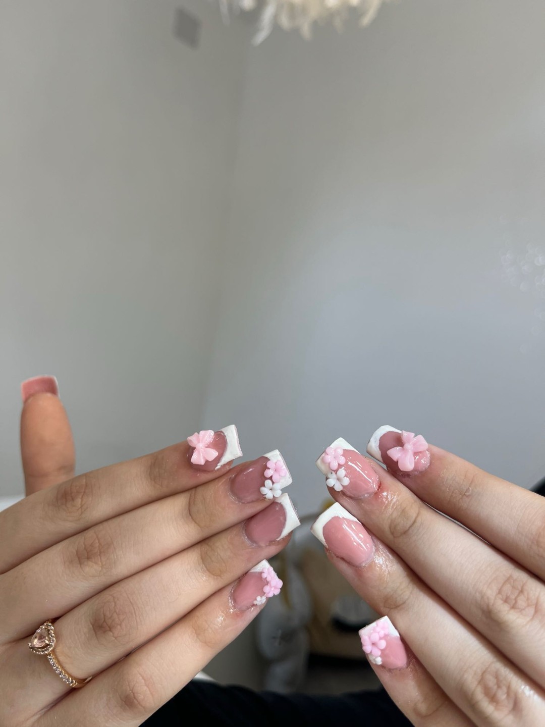 Ella #modrica Izlivanje noktiju Nadogradnja noktiju - S dužina